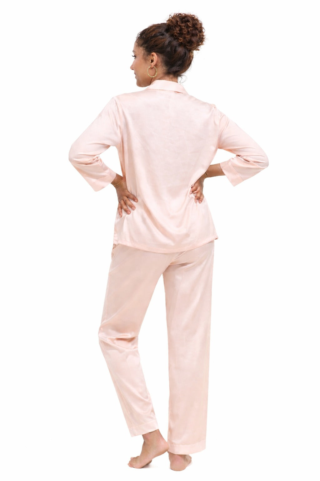 PYJAMA SATIJN - CHAMPAGNE