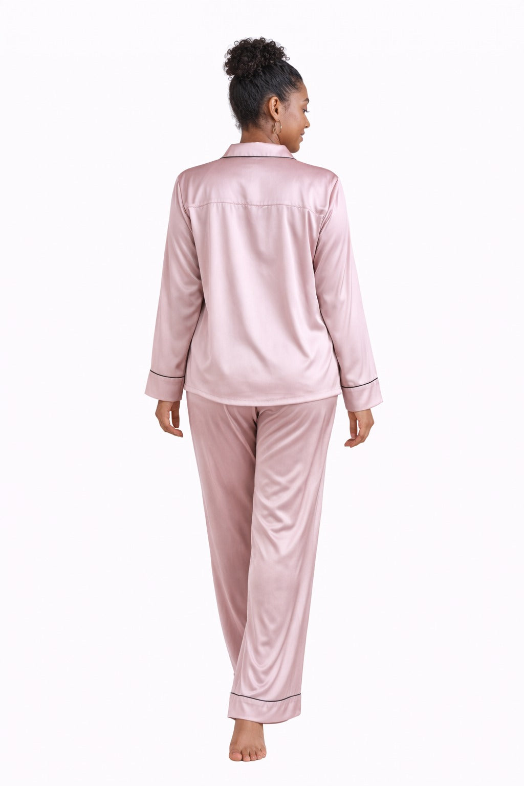 PYJAMA SATIJN - LIGHT PINK